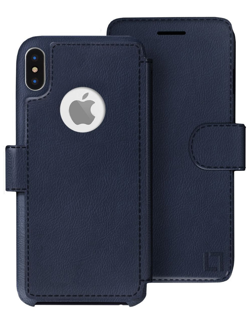 iPhone Xs Max Wallet Case LUPA Legacy Navy Blue 