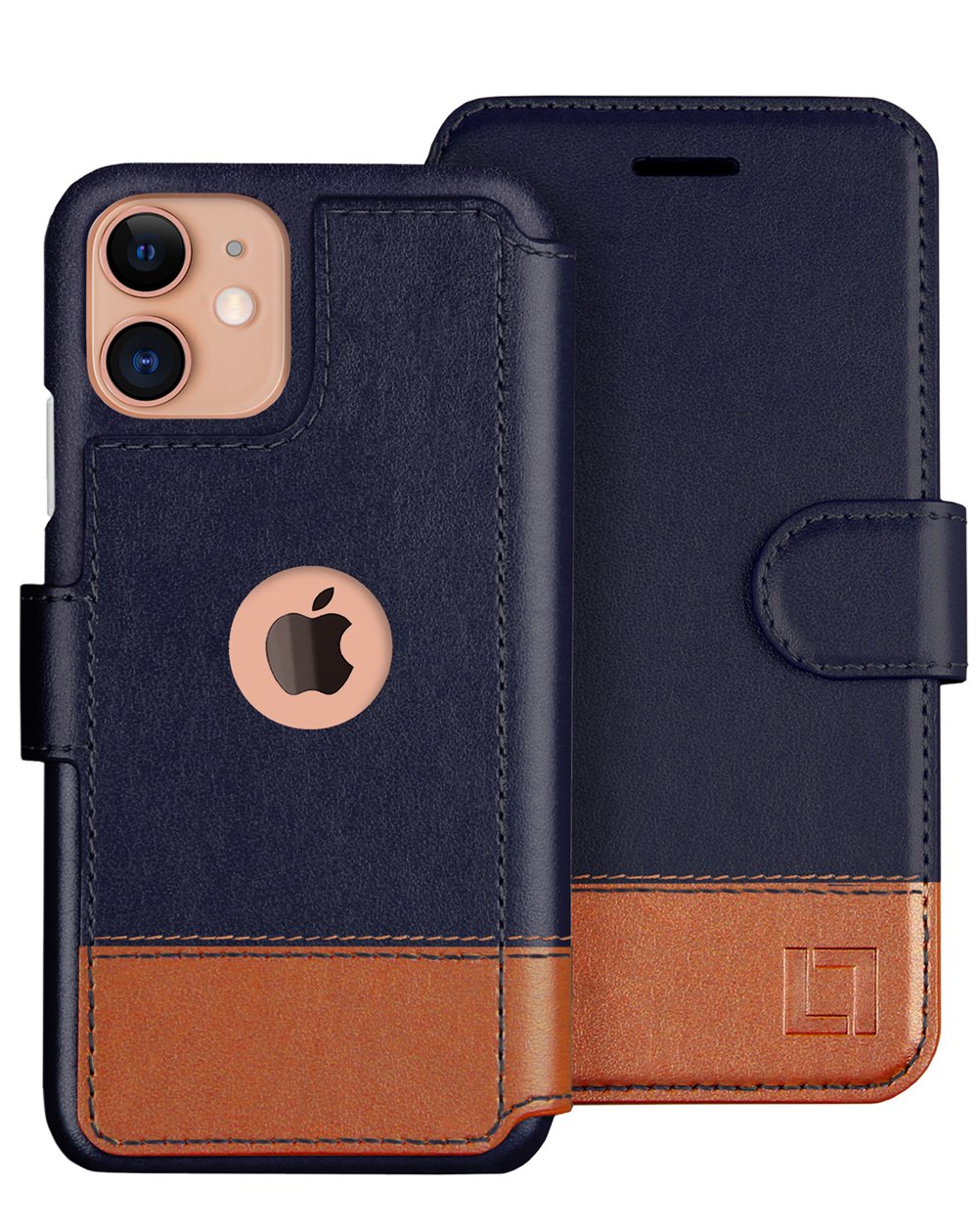 Saffiano Leather Case for iPhone 15 Pro and 15 Pro Max by Golden