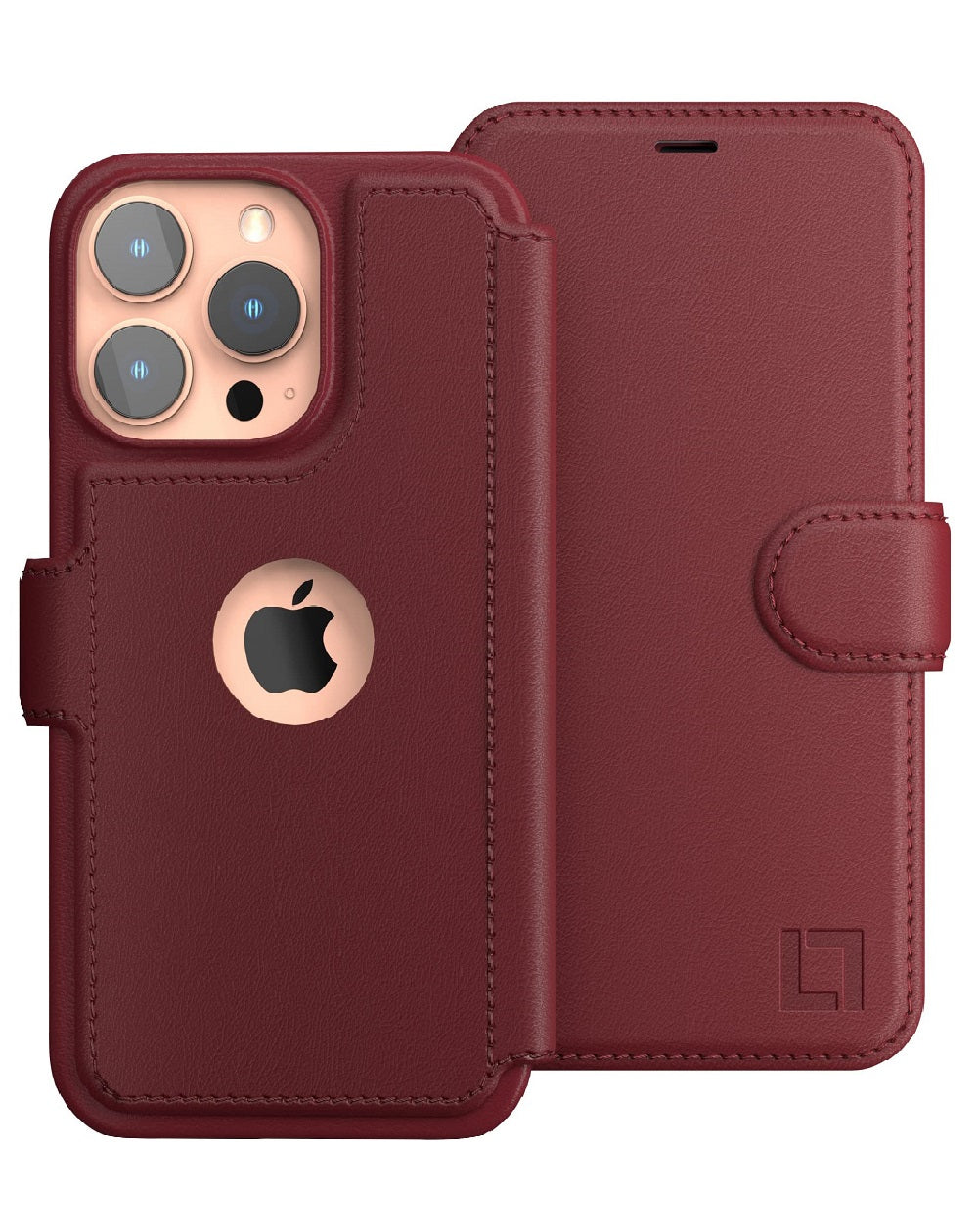 U.S. Polo PU Leather Stitched Lines Case for iPhone 14 Pro Max Red, iPhone  14 Pro Max, Красный цена