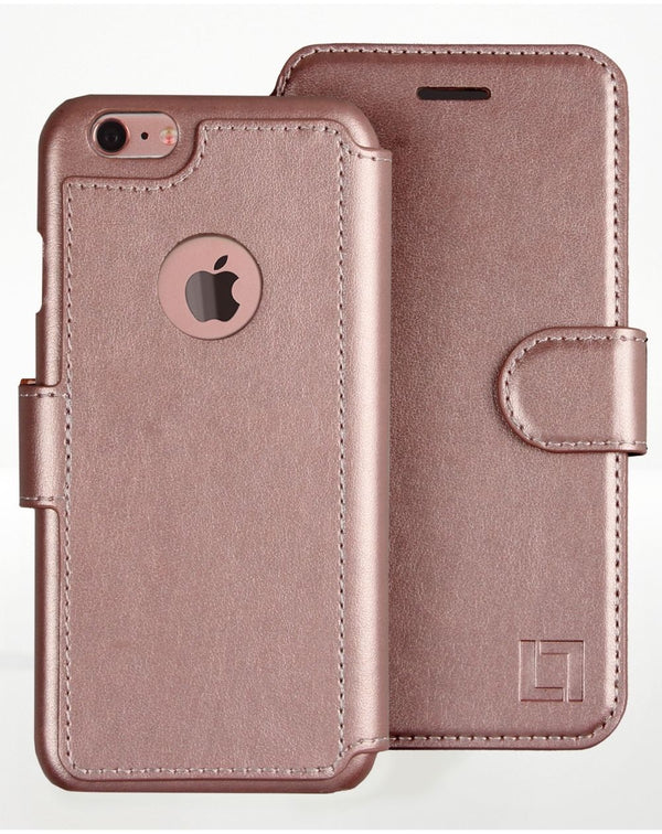 iPhone 7 Wallet Case LUPA Legacy Rose gold 