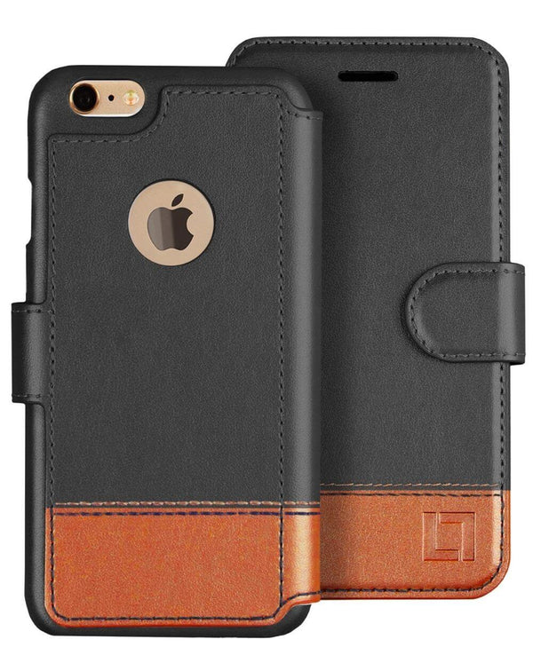 iPhone 8 Wallet Case LUPA Legacy Smoky Cedar 