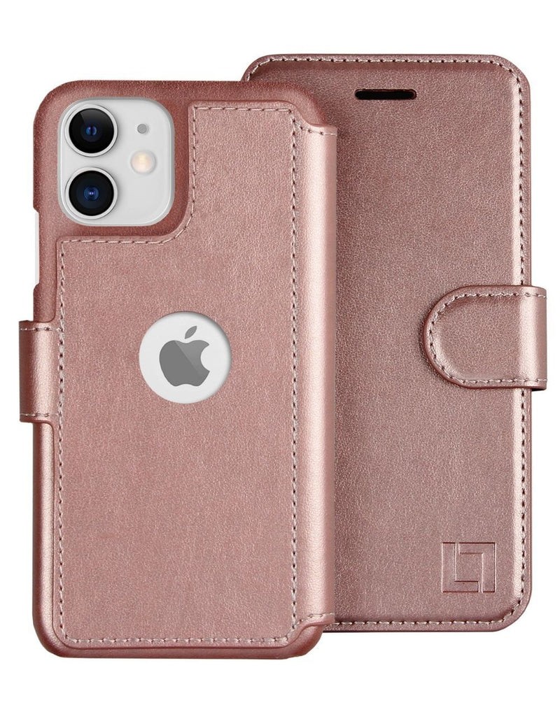 iPhone 11 Wallet Case LUPA Legacy Rose Gold 