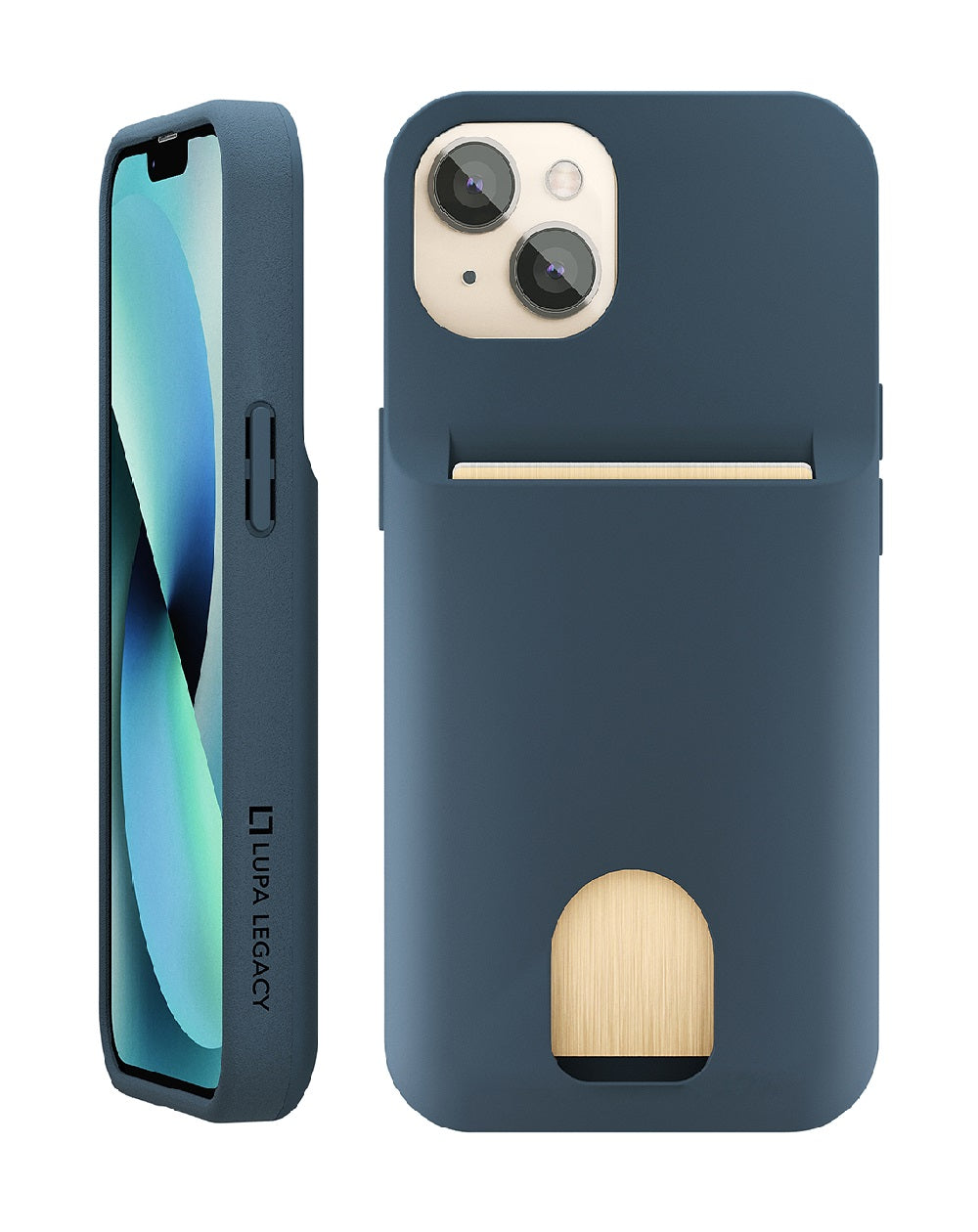 iPhone14Pro / blue 【patent case】 (発送はご注文から3営業日