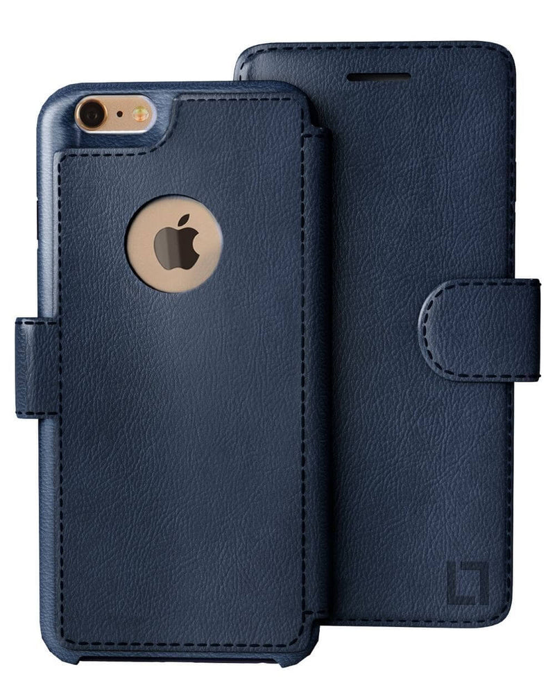 iPhone 8 Wallet Case LUPA Legacy Navy Blue 