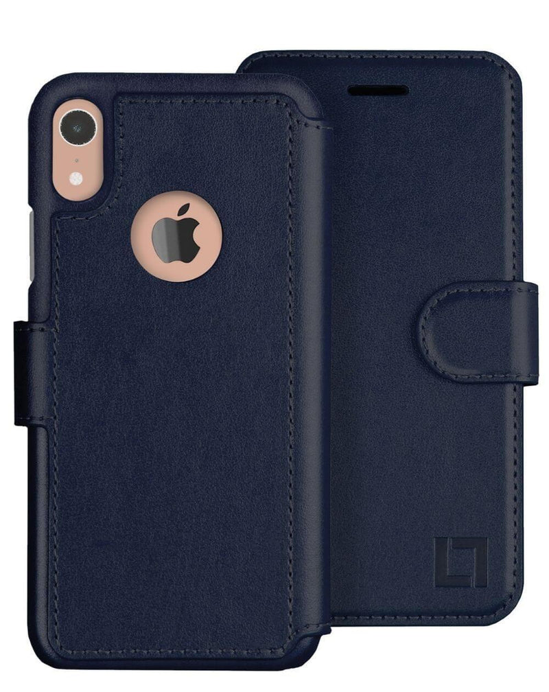 iPhone XR Wallet Case LUPA Legacy Navy Blue 