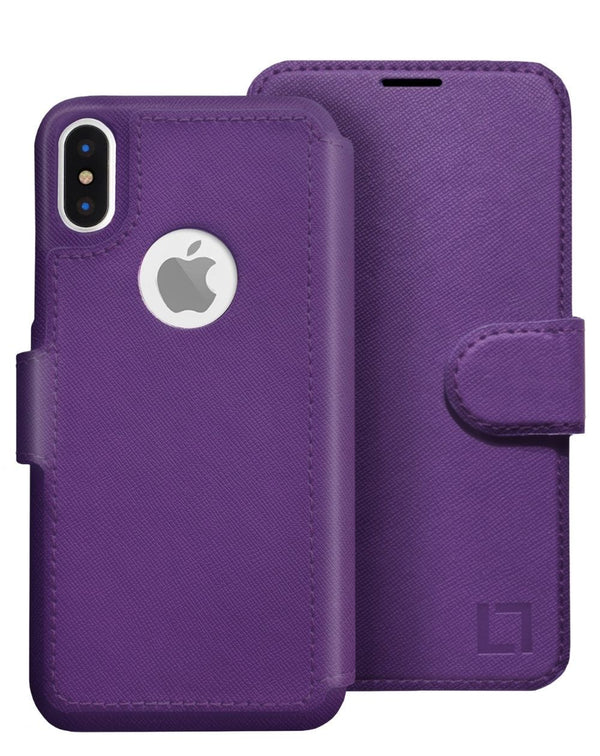 iPhone Xs Max Wallet Case LUPA Legacy Purple 