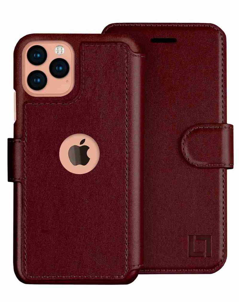 iPhone 11 Pro Max Wallet Case LUPA Legacy Burgundy 
