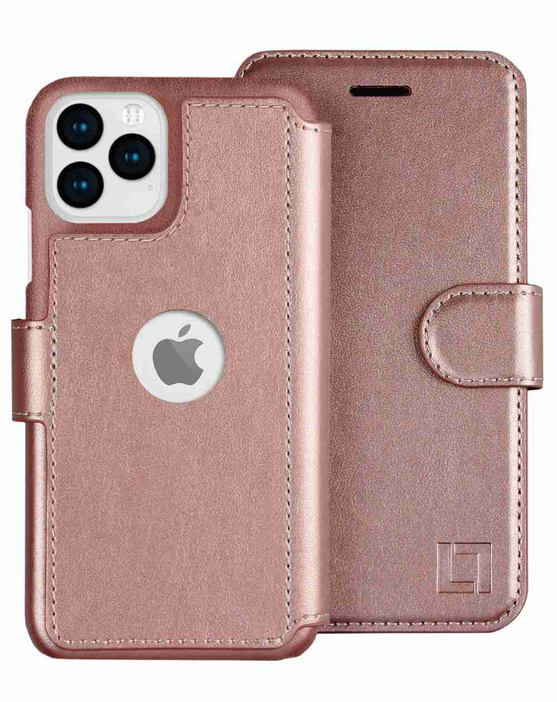 iPhone 11 Pro Max Wallet Case LUPA Legacy Rose Gold 