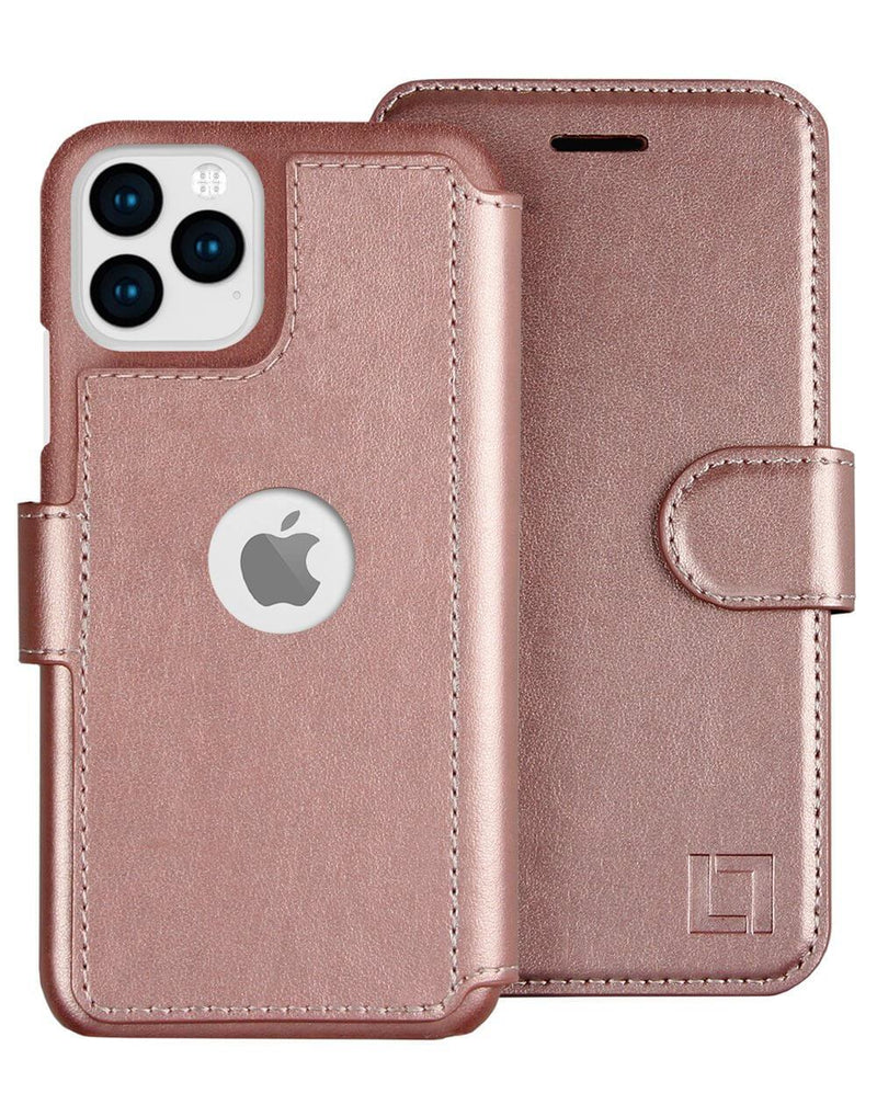 iPhone 12 Pro Wallet Case Lupa Legacy Rose Gold 