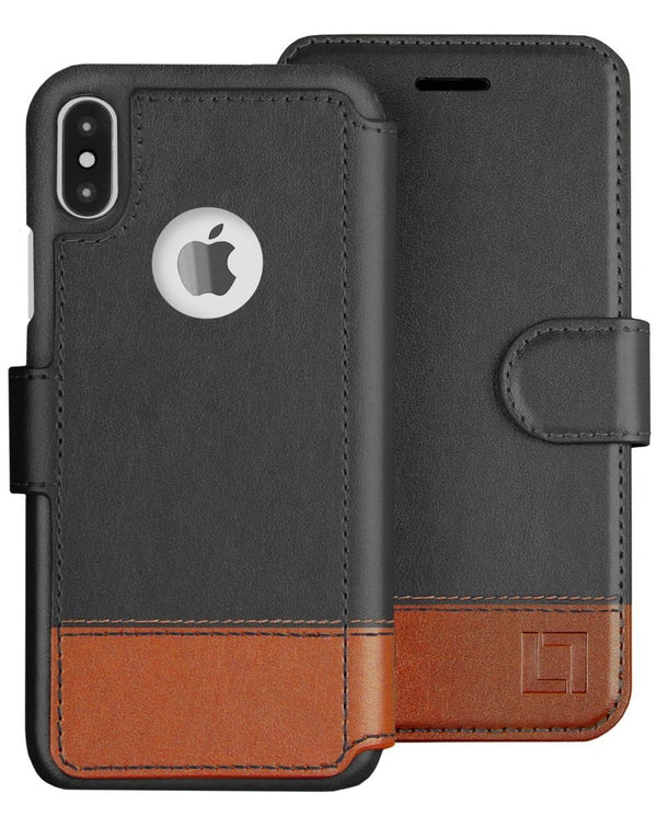 iPhone X/Xs Wallet Case LUPA Legacy Smoky Cedar 